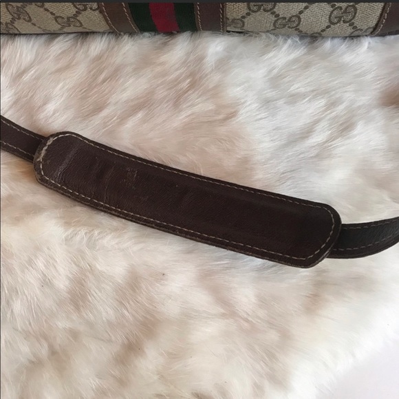 Vintage Gucci GG Supreme Striped Luggage Bag - Picture 13 of 16